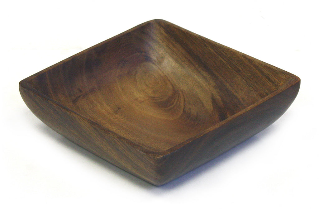 9" X  9" Acacia Hardwood Square Bowl