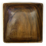 9" X  9" Acacia Hardwood Square Bowl