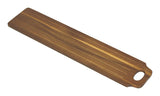 Mountain Woods Brown Acacia Hardwood Baguette Bread Cutting and Serving Board 1