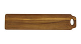 Mountain Woods Brown Acacia Hardwood Baguette Bread Cutting and Serving Board 2