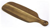 Mountain Woods Brown Acacia Hardwood Paddle Cutting and Serving Board 1