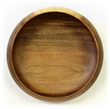 Mountain Woods 12 X 3.75 Artisan Crafted Acacia Wood Round Calabash Serving / Salad Bowl
