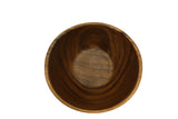 Mountain Woods Dark Brown Organic Artisan Acacia Wood Bowl - 10"