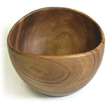 Mountain Woods Brown 7 Piece Organic Acacia Wood Serving Bowls & Utensils Set