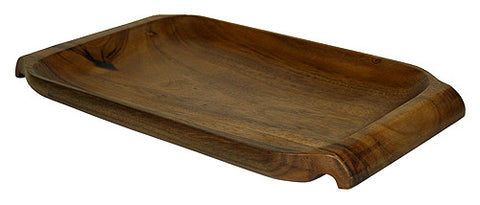Mountain Woods 16" X 10" Artisan Acacia Wood Serving Tray / Platter