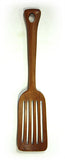 Mountain Woods Brown Premium Acacia Wood Slotted Spatula 1