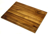 Mountain Woods Brown Organic Edge-Grain Hardwood Acacia Cutting Board w/ Juice Groove 1