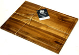 Mountain Woods Brown Organic Edge-Grain Hardwood Acacia Cutting Board w/ Juice Groove 5