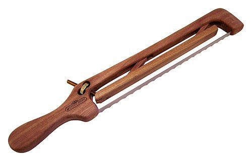 Mountain Woods Cherry Adjustable Fiddle Bow Bread Knife (LEFT HANDED)