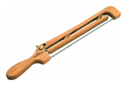 Mountain Woods Oak Adjustable Fiddle Bow Bread Knife (LEFT HANDED)