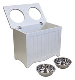 Mountain Woods Winter White Pet Food Server and Storage Box 2