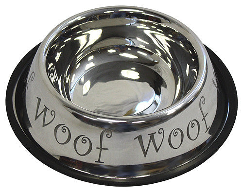 APetProject 24 oz. Stainless Steel Anti-Skid Dog Bowl 1