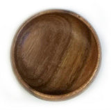 Mountain Woods Brown Acacia Hardwood Round Bowl 2