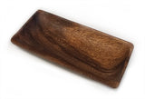 Mountain Woods Brown Acacia Hardwood Rectangular Bowl 1