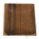 Mountain Woods Brown Acacia Hardwood Square Bowl 2