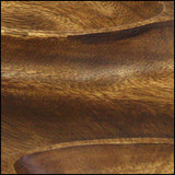 Mountain Woods Brown 3 Compartment Organic Acacia Wood Serving Tray 3