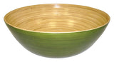 14 inch Glossy Celadon Green Bamboo Bowl