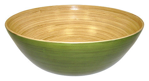 Simply Bamboo Glossy Celadon Green Bamboo Bowl 1