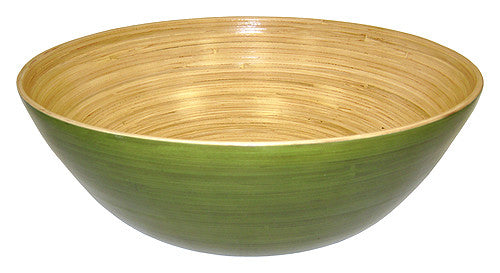 Simply Bamboo Glossy Celadon Bamboo Bowl 1