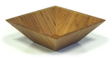 Simply Bamboo Brown Square Bamboo Bowl 1