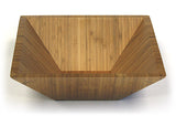 Simply Bamboo Brown Square Bamboo Bowl 3