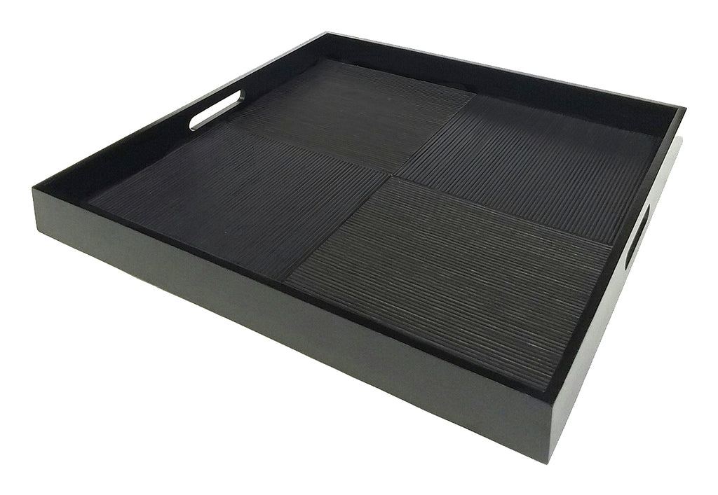Mountain Woods Black Serving Tray 1
