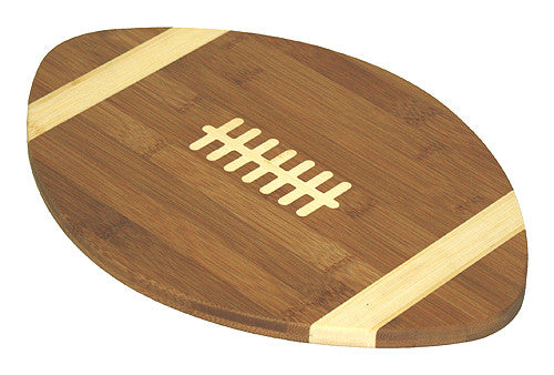 Simply Bamboo Brown Bamboo Football Cutting Board 1