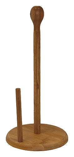 Simply Bamboo Brown Bamboo Paper Towel Holder 1