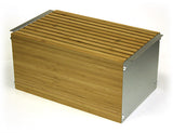Simply Bamboo Extra Large Napa Bamboo Bread Box w/ Crumb Tray Cutting Board Lid 2
