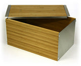 Simply Bamboo Extra Large Napa Bamboo Bread Box w/ Crumb Tray Cutting Board Lid 3
