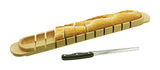 Mountain Woods Brown Hardwood Baguette Miter Cutting and Serving Board 2