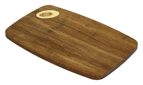 Simply Bamboo Caramel Carbonized Medium Bamboo Cutting Board 1