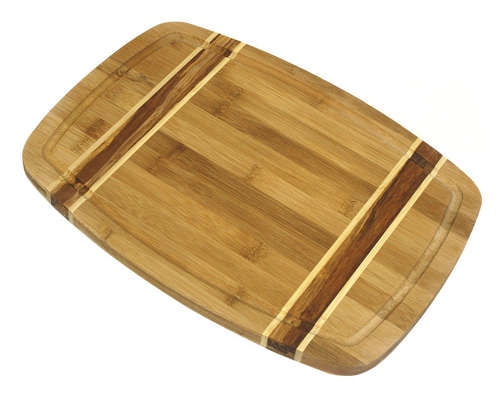 Simply Bamboo Brown Kona Bamboo Cutting Board 1