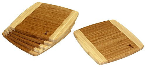 6 Piece 12 Napa Bamboo Cutting Board Set