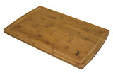 Simply Bamboo Brown Valencia Bamboo Cutting Board w/ Juice Groove 1