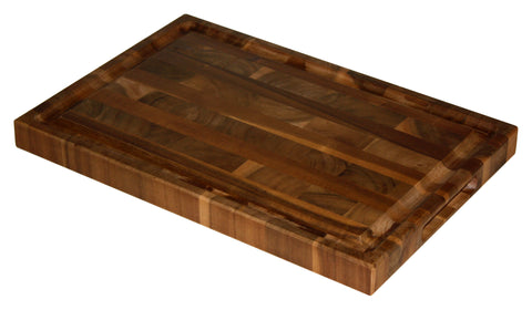 Mountain Woods Brown Extra Large Organic End-Grain Hardwood Acacia Cutting  Board w/ Juice groove - 24