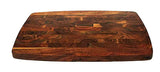Extra Large Organic End-Grain Hardwood Acacia Cutting Board, with Juice groove, Best Kitchen chopping Board (Butcher Block) for Meat, Cheese, and Vegetable Serving Tray with Carved-In Handles 19'X13"X1"