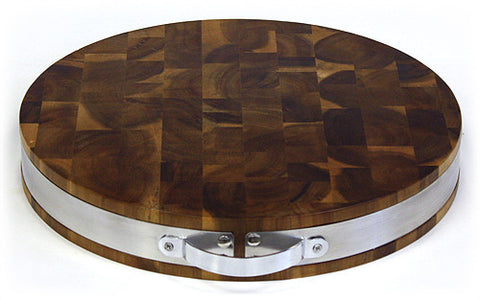 Mountain Woods Acacia Hardwood Round Cutting Board - 15