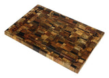 Mountain Woods Brown Extra Large Organic End-Grain Hardwood Acacia Cutting Board w/ Juice groove 1