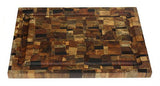 Mountain Woods Brown Extra Large Organic End-Grain Hardwood Acacia Cutting Board w/ Juice groove 2