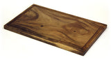 Mountain Wood Brown Solid Acacia Cutting Board with Deep Juice Groove 1