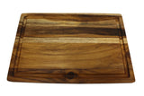 Mountain Woods Brown Teak Wood Cutting Board w/ Juice Groove - 18"