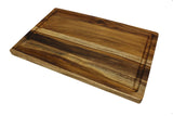 Mountain Woods Brown Teak Wood Cutting Board w/ Juice Groove - 18"