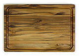 Mountain Woods Brown Teak Wood Cutting Board w/ Juice Groove 3