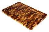 24" X 16" Teak Butcher Block w/ Hand Grip and Juice Groove