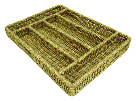 6 Section Organizer Tray Seagrass