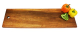 Mountain Woods Brown Solid Acacia Plank Cutting Board - 30''