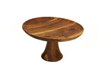 Mountain Woods Serving Tray with stand, Made With Organic Brown Acacia Wood, 11”X11”X6”