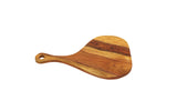 Mountain Woods Pearl Shaped Serving/Cutting board Made With Organic Brown Acacia Wood, 17"X11"X.625"