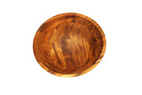 Mountain Woods Large Organic Brown wood Bowl | Serving Salad, Pasta, Fruits, Dessert, Cereal, Snacks | Decorative Bowl | Perfect Gift - 12" x 12" x 4.25"